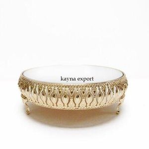 Soporte de METAL decorativo con tapa de vidrio para pastel - Product Image 6