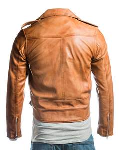 Veste d'hiver pour homme au design haut de gamme, col montant, manches longues, 100% cuir de haute qualité, personnalisable, prix raisonnable, imperméable - Product Image 3