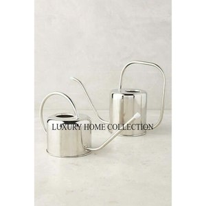 กระป๋องโลหะน้ำสไตล์บ้านไร่ที่สง่างามพร้อมเงินแบบชนบทที่มีเสน่ห์สำหรับขายต้นไม้และสวนในบ้าน - Product Image 1