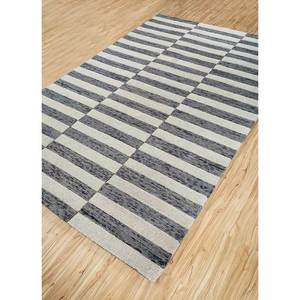 Contour Grey & Black <b>Hand</b> <b>Tufted</b> Wool <b>Rug</b> Large Area Tra-13166 Striped Pattern for Home Living Room Hallway New Room Carpet - Product Image 2