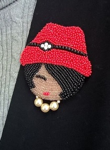 Colgante o llavero de flor de leoncillo rosa con cuentas, bordado con cuentas de semilla, para bolso o cartera, para ella, de Glowin Fashion - Product Image 6