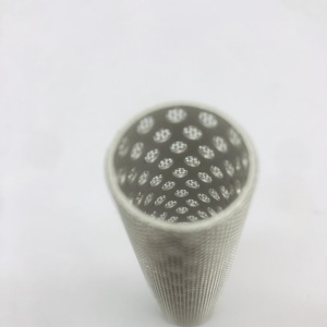 Kim loại thép không gỉ monel hình trụ đục <span class=keywords><strong>cleanable</strong></span> lọc với Vòng và lỗ vuông cho khí và lọc không khí - Product Image 5