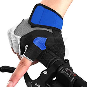 Road Racing Summer Bicycle Cycling Gloves 2025 Unisex Gel Padded Men Sports PU Leather <b>Half</b> Finger Anti <b>Slip</b> Riding - Product Image 2