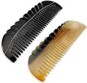 Peine de pelo con mango de cuerno de diseño personalizado para mujer para uso doméstico Precio - Product Image 3