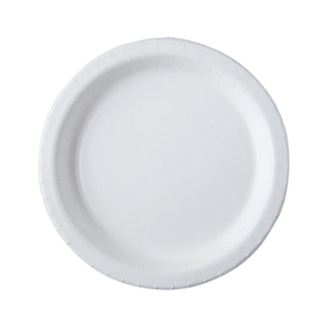 Assiettes en papier biodégradables jetables écologiques de 26 cm, usage intensif pour la restauration, logo personnalisé, marque privée pour les fêtes - Product Image 1