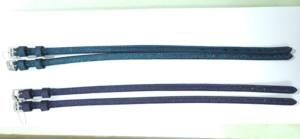 Correa de espuela de Carreras de Caballos inglesa de alta calidad con purpurina de India - Product Image 4