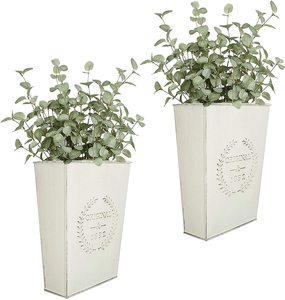 Premium Quality Galvanized Metal <b>Planters</b> Geometric Hanging <b>Wall</b> <b>Planter</b> Pot for Indoor and Outdoor Home Garden Decor - Product Image 2