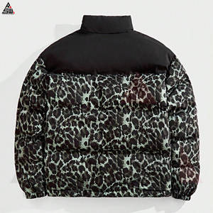 Chaqueta de burbujas para hombre de invierno, personalizada al por mayor con logotipo frontal OEM, impresa por sublimación, de alta calidad, con bolsillos de lona a prueba de viento - Product Image 4