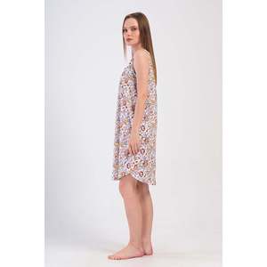 KADIN P.SUPREM GENIS ASKILI ETEGI OVAL TUNIK - สีขาว - สีขาว - Product Image 2