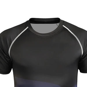 T-shirt de protection respirant 100 % polyester sublimé pour homme, personnalisable avec logo, manches courtes - Product Image 6