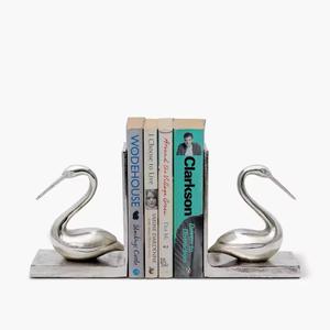 ที่ตั้งหนังสือรูปปั้นโลหะอลูมิเนียมแบบสร้างสรรค์ดีไซน์ใหม่ที่ออกแบบได้เองสำหรับโต๊ะทำงานโมเดลการตกแต่งชั้นวางของในสำนักงาน - Product Image 6