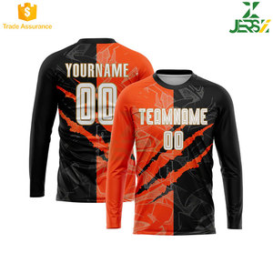 Personnalisable 100% Polyester Football Pratique Uniforme pour Adultes Séchage Rapide Respirant Football Maillots Nom Impression Top Style - Product Image 4