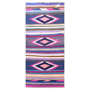 Kilim Sanandaj traditionnel luxueux, tissé à la main, design abstrait haut de gamme, mélange de laine et de coton pur, pour la maison, le bureau ou le sol. - Product Image 1