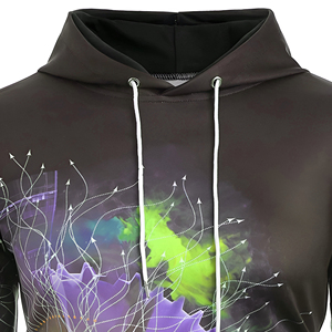 Nueva Sudadera con Capucha de Forro Polar Sublimado para Hombre, Cantidad al por Mayor 2025, Precios Razonables, Moda Otoñal, Ligera y Ecológica, Venta al por Mayor - Product Image 6