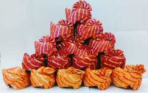 Turban Pagadi coloré traditionnel indien du Rajasthan, populaire pour les mariages, en coton, pour les hommes, pour les cérémonies de mariage, les occasions spéciales - Product Image 3