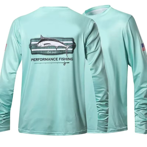 Chemise de pêche respirante de haute qualité conçue sur mesure en gros - Product Image 2