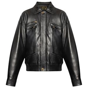 Chaqueta de Invierno de Piel de Oveja Genuina Original para Hombre, Cuello Alto, Logotipo Frontal, Impermeable, Resistente al Viento, Último Diseño OEM de Alta Calidad Personalizado - Product Image 1