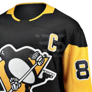 Jersey de Hockey sobre Hielo con Cuello Redondo, Material Suave y Transpirable para Jugar en Todas las Temporadas, Corte Atlético - Product Image 4