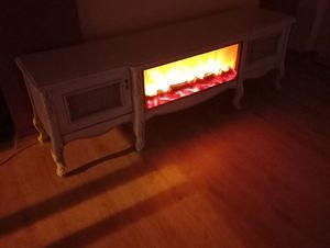 Unité Tv de salon, Design personnalisé avec cheminée, connexion de câble Usb, turquie, meubles de salon, nouveau Design - Product Image 3