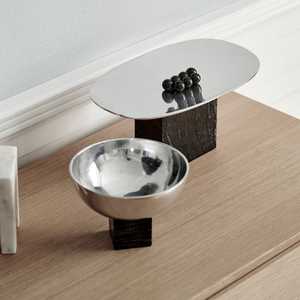 Bol à chocolat en métal rond argenté 2026 avec un style vintage pour présenter des chocolats et rehausser la décoration intérieure - Product Image 3