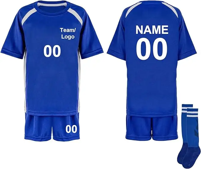 Top Quality Soccer Jersey Uniform for Men Women Boy Personalized Shirt and Shorts with Name Number Soccer Uniforms
