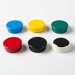 Magneti da ufficio colorati Ø35mm con nucleo in ferrite - Product Image 1