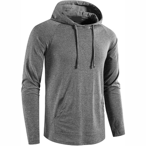 Qualité professionnelle Hommes Hoodies Drop Shoulder Léger Épais Coton Polaire Sports Hoodies - Product Image 4