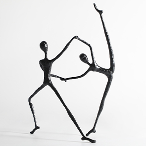 Artículo decorativo de Metal para el hogar y Hotel, artículo decorativo de último diseño, de aluminio, Color negro con personalización disponible - Product Image 2