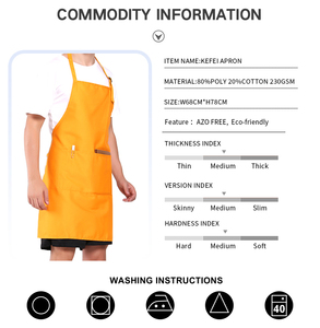 Factory Cheap Price Cafe Work Denim Unisex Waist Custom Cotton <b>Apron</b> for Man <b>Apron</b> <b>Kitchen</b> High Quality Material - Product Image 3