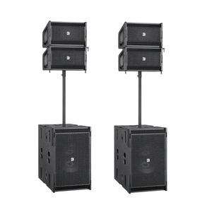 Outdoor <b>Party</b> Music System Professional 10" Active Subwoofer Church Line Array Speaker Waterproof Wireless Portable LED Lighting - Product Image 2