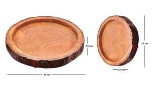 Bandeja de Madera Artesanal para Servir, Ecológica, Apta para Lavavajillas, Ideal para Celebraciones y Regalos Festivos, Decoración del Hogar al por Mayor - Product Image 5