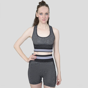 Sujetador deportivo transpirable de alto soporte con espalda cruzada y cuello en V para mujer |   Sujetador Deportivo de Yoga Personalizado con Logotipo Frontal |   Spandex/Algodón OEM/ODM - Product Image 3