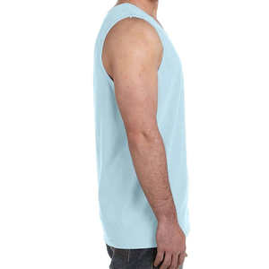Más Popular Nueva llegada de alta calidad de talla grande Casual sin mangas Fitness Deportes Custom Gym Tank Tops - Product Image 3