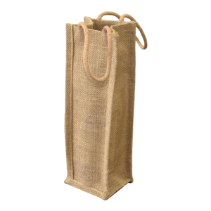 Pochette en jute 1 sac de bouteille - Product Image 1