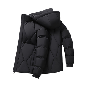 Abrigo acolchado de tela de invierno de última moda de alta calidad, abrigo cálido con cremallera, chaquetas para hombres y mujeres, chaquetas para adultos, chaqueta acolchada para hombres - Product Image 3