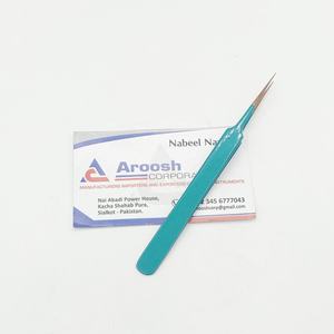 แหนบต่อขนตาปลอมแยกสีโรสโกลด์แบบปลายแหลมออกแบบโลโก้ได้ตามต้องการ - Product Image 4