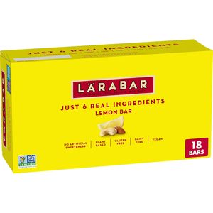 Barritas de Frutas y Nueces Larabar Lemon Bar, Sin Gluten y Veganas, 28.8 oz, 18 Unidades - Product Image 1