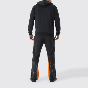 กางเกงผู้ชายผ้าฝ้ายโพลีเอสเตอร์สีทึบทำจากวัสดุสไตล์ใหม่ - Product Image 2