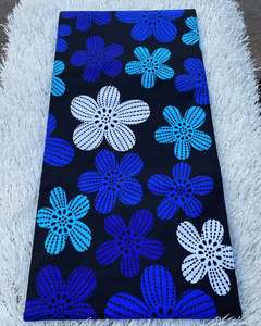 Elegante tela de algodón de cera africana de Botswana para niños, camisas, vestidos y ropa de atuendo cultural - Product Image 1