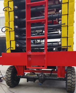 Plataforma Elevadora de Tijera Eléctrica CFMG de 6m 8m 10m 12m 14m, Elevador de Tijera Autopropulsado Hidráulico Móvil para Trabajos Aéreos - Product Image 2