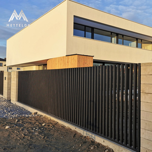 Hàng rào nhôm chống thấm chất lượng cao 6ft và 8ft nhôm hiện đại nhà cửa và hàng rào để bảo vệ an toàn - Product Image 2