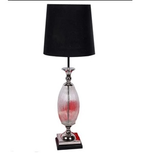 Mesas Decoración Lámparas de metal Fabricante al por mayor Diseño moderno Dormitorio Lámparas de mesita de noche con pantalla - Product Image 2