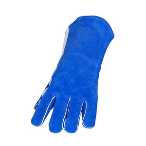 Nouveau design de gants de soudage en cuir à doigts entiers Meilleure vente de gants de soudage en cuir léger à bas prix du Pakistan - Product Image 6