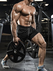 <b>Men's</b> Gym Workout <b>Shorts</b> Lightweight Bodybuilding Athletic Running Training <b>with</b> <b>Zip</b> Pockets Custom Printed Solid Gym <b>Shorts</b> - Product Image 4