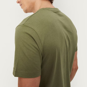 Camiseta de algodón pesado 100% con serigrafía personalizada, camisetas de hombre con serigrafía de tamaño y colores personalizados - Product Image 4