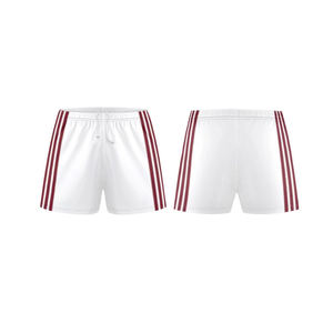 Pantalones cortos de rugby con estampado de sublimación ligera, tela transpirable de secado rápido, cintura elástica, diseño personalizable para un máximo - Product Image 4