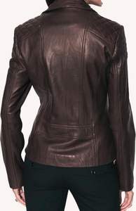 Veste en cuir légère pour femme, best-seller de la rue commerçante, manches longues, tendance, service OEM, respirante, coupe-vent, coton uni - Product Image 6