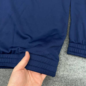 Veste à capuche personnalisée Taille XL Hommes Bleu Marine Couleur Coton Polaire Sweat à capuche avec fermeture éclair - Product Image 4