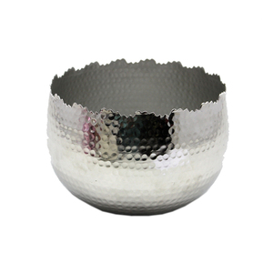 Superb Quality Metal Round Shaped Serving Salad Bowl Black Wash Serving Bowl for Kitchen & <b>Tabletop</b> Decoration Handmade - Product Image 3