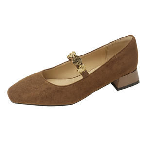 Escarpins à talons hauts et plateforme à bout pointu pour femmes, en cuir souple, confort toute la journée pour le travail - Product Image 6